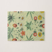 William Morris Daisy Floral Wallpaper Pattern Legpuzzel (Horizontaal)