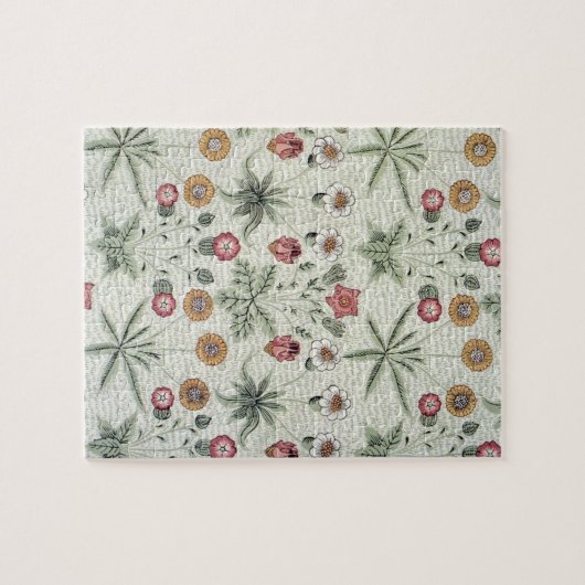 William Morris Daisy Floral Wallpaper Pattern Legpuzzel (Horizontaal)