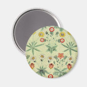 William Morris Daisy Floral Wallpaper Pattern Magneet (Voorkant / Achterkant)
