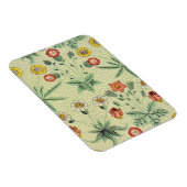 William Morris Daisy Floral Wallpaper Pattern Magneet (Rechterzijde)