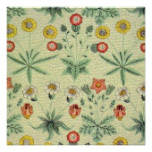 William Morris Daisy Floral Wallpaper Pattern Perfect Poster (Voorkant)