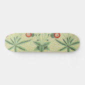 William Morris Daisy Floral Wallpaper Pattern Persoonlijk Skateboard (Horizontaal)