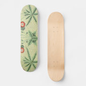 William Morris Daisy Floral Wallpaper Pattern Persoonlijk Skateboard (Voorkant)