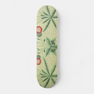 William Morris Daisy Floral Wallpaper Pattern Persoonlijk Skateboard