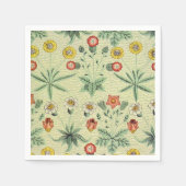 William Morris Daisy Floral Wallpaper Pattern Servet (Voorkant)