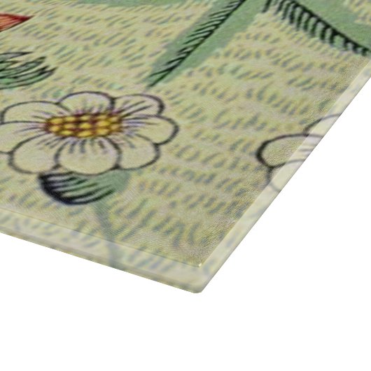 William Morris Daisy Floral Wallpaper Pattern Snijplank (Hoek)