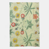 William Morris Daisy Floral Wallpaper Pattern Theedoek (Verticaal)