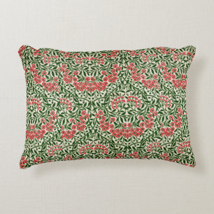 William Morris  Daisy Flowers Pink Green Accent Kussen