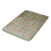 William Morris  Daisy Flowers Pink Green Badmat (Gekanteld)