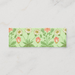 William Morris Daisy Pattern Mini Visitekaartje