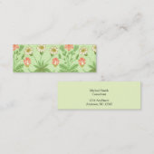 William Morris Daisy Pattern Mini Visitekaartje (Voorkant / Achterkant)