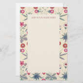 WILLIAM MORRIS "DAISY" PATTERN STATIONERY BRIEFPAPIER (Voorkant / Achterkant)