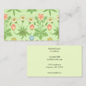 William Morris Daisy Pattern Visitekaartje (Voorkant / Achterkant)