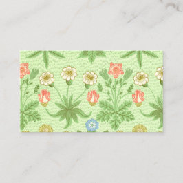 William Morris Daisy Pattern Visitekaartje