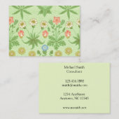 William Morris Daisy Pattern Visitekaartje (Voorkant / Achterkant)