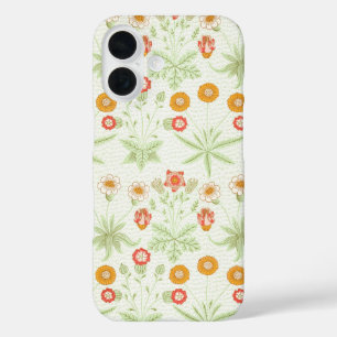 William Morris Daisy Vintage Botanisch Patroon iPhone 16 Hoesje
