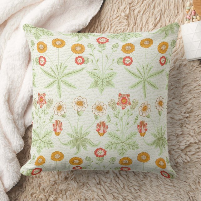 William Morris Daisy Vintage Botanisch Patroon Kussen (Deken)