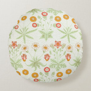 William Morris Daisy Vintage Botanisch Patroon Rond Kussen