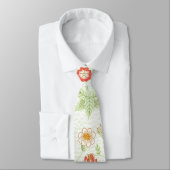 William Morris Daisy Vintage Botanisch Patroon Stropdas (Gebonden)