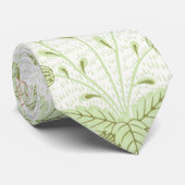William Morris Daisy Vintage Botanisch Patroon Stropdas (Opgerold)