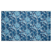 William Morris Damask, Navy & White Stof (Fat Quarter)
