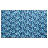 William Morris Damask, Navy & White Stof (Yard (91,4 cm))