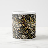 William Morris dark florale arabesque Grote Koffiekop (Voorkant)