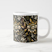 William Morris dark florale arabesque Grote Koffiekop (Rechts)