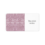 William Morris, de aardbeiendief, gevernieuwd, kun Etiket (Voorkant)