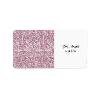 William Morris, de aardbeiendief, gevernieuwd, kun Etiket