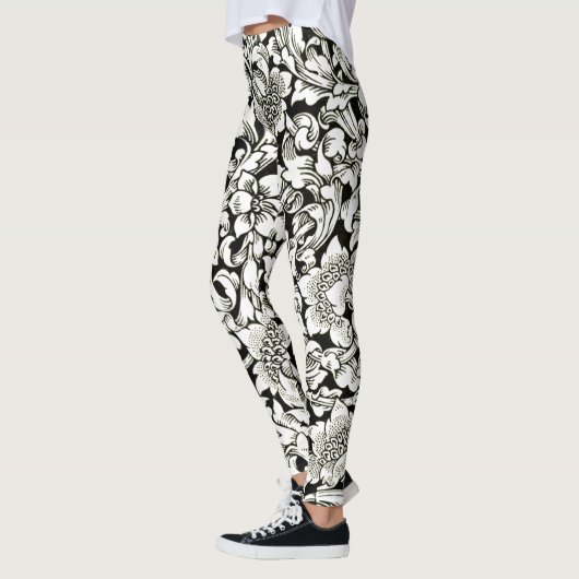  William Morris Decoratief Textielpatroon Leggings (Links)