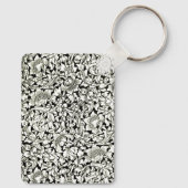  William Morris Decoratief Textielpatroon Sleutelhanger (Achterkant)