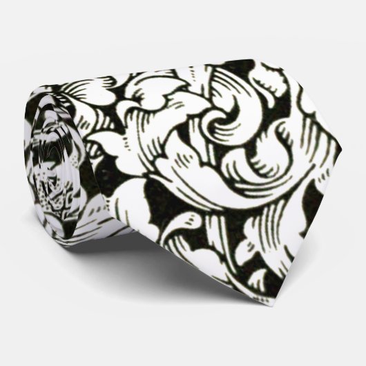 William Morris Decoratief Textielpatroon Stropdas (Opgerold)