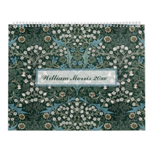 William Morris decoratieve kunst aangepast jaar Kalender