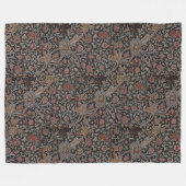 William Morris decoratieve kunst Trent patroon Fleece Deken (Voorkant (Horizontaal))