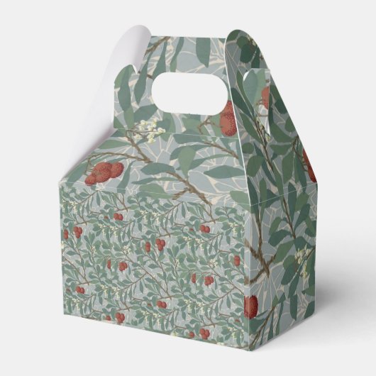 William Morris Decorative Art Arbutus Pattern Bedankdoosjes (Achterkant)