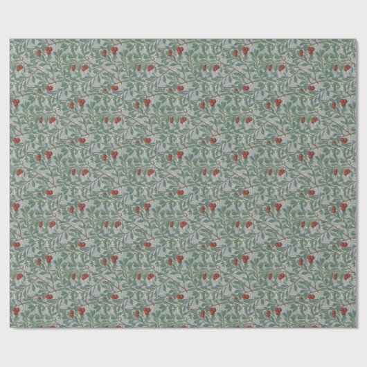 William Morris Decorative Art Arbutus Pattern Cadeaupapier (Vlak)