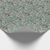 William Morris Decorative Art Arbutus Pattern Cadeaupapier (Hoek)