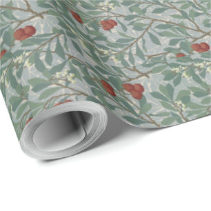 William Morris Decorative Art Arbutus Pattern Cadeaupapier