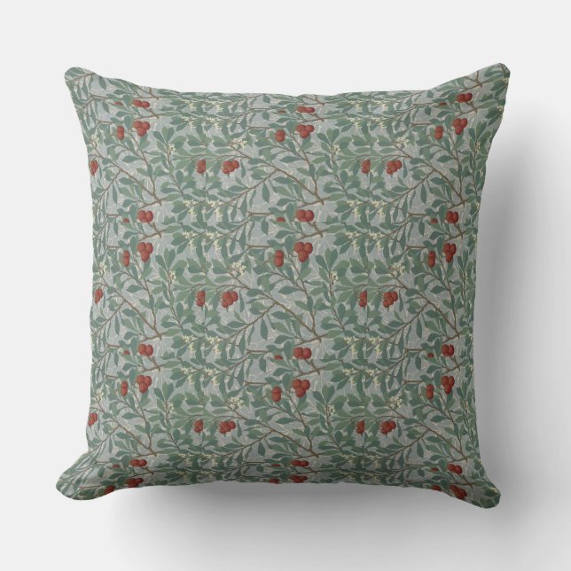 William Morris Decorative Art Arbutus Pattern Kussen (Voorkant)