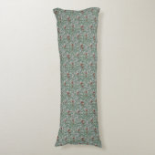 William Morris Decorative Art Arbutus Pattern Lichaamskussen (Voorkant Verticaal)