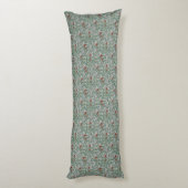 William Morris Decorative Art Arbutus Pattern Lichaamskussen (Achterkant (Verticaal))
