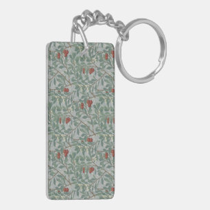 William Morris Decorative Art Arbutus Pattern Sleutelhanger