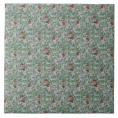 William Morris Decorative Art Arbutus Pattern Tegeltje (Voorkant)
