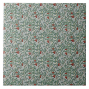 William Morris Decorative Art Arbutus Pattern Tegeltje