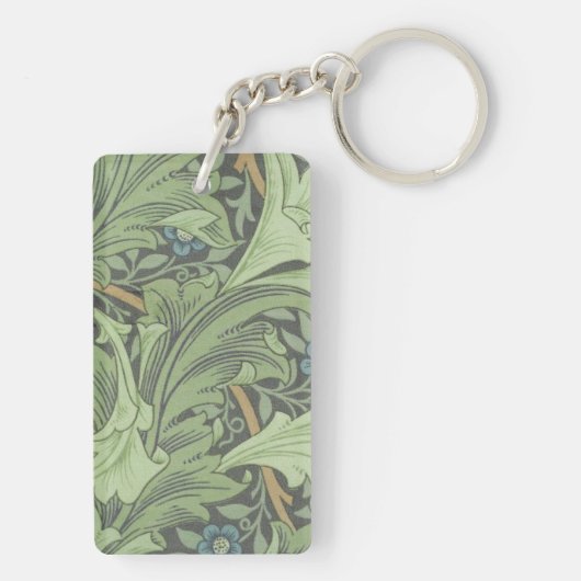 William Morris Decorative Art Granville Pattern Sleutelhanger (achterkant)