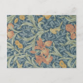 William Morris Decorative Art Iris Pattern Briefkaart (Voorkant)