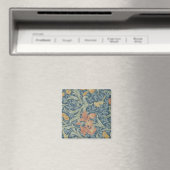 William Morris Decorative Art Iris Pattern Magneet (Insitu (Vaatwasser))