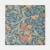 William Morris Decorative Art Iris Pattern Magneet (Voorkant)