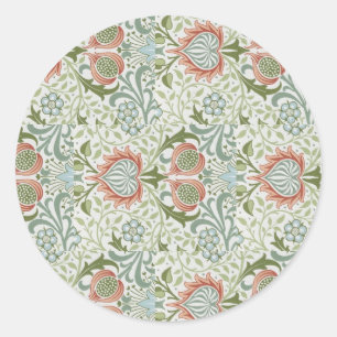 William Morris Decorative Art Persian Pattern Ronde Sticker